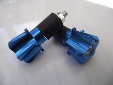 Handlebar ends bar ends in Blue for suzuki, yamaha, honda streetfighter trike