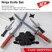 Deadpool Weapons Kit Ninja Swords Superhero Fancy Dress Costume Accessory