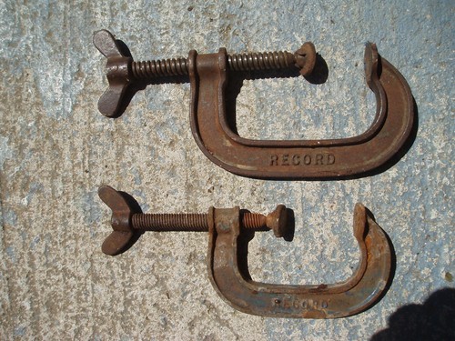 Two record clamps and - two, 3
