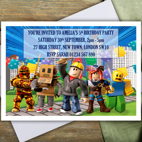 Roblox personalised birthday - roblox,