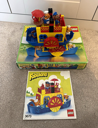 Lego 3673 steamboat fabuland - steamboat,
