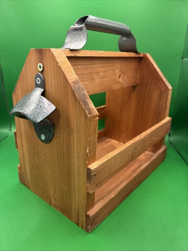 Wooden beer carrier craft - wooden,