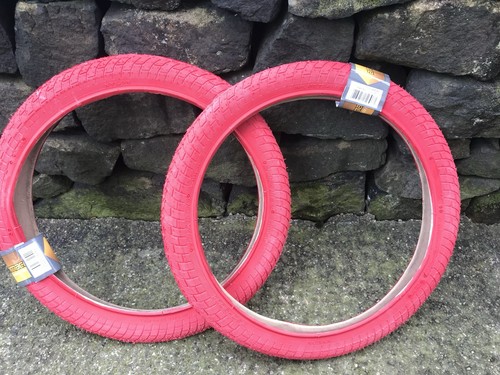 Ammaco bmx tyres red - in,