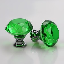 Diamond Crystal Glass Door