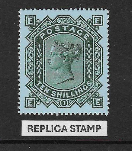 Queen victoria sg131 10s - gb:, victoria: