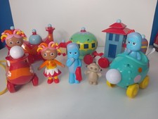 In The Night Garden Bundle Figure Train and push n go Pinky Ponk rare Ninky Nonk