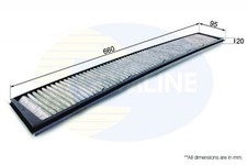 ENGINE CABIN / POLLEN CARBON FILTER FOR BMW 3 3 L COMLINE