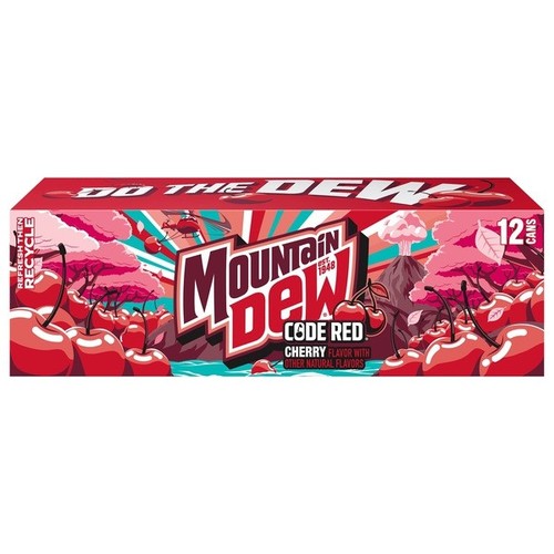 Mountain dew code - red, cherry