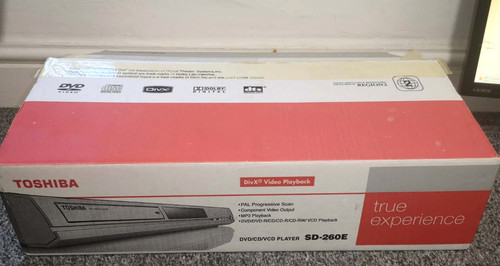 Toshiba 260e dvd vcd - sd-260e, dvd/cd/vcd