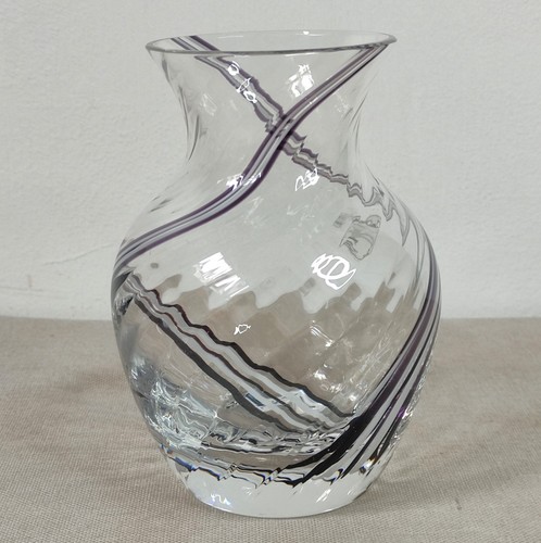 Caithness crystal glass vase - crystal,