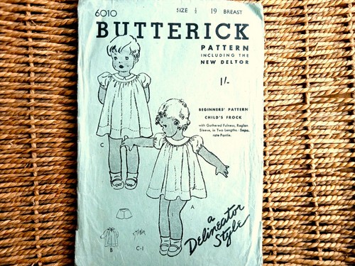 Vintage 1940s butterick - vintage,