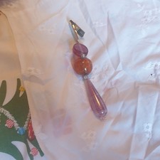 Vtg  Style Boho Arty Clip On