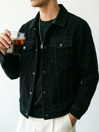 Men corduroy jacket classic - corduroy,