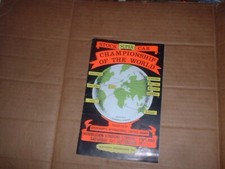 SPEDEWORTH SUPER STOCK CAR RACING WORLD FINAL PROGRAMME  18TH SEPTEMBER 1971