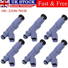 6PCS FUEL INJECTOR 23209-70120 FOR Toyota LEXUS IS200 2.0 PETROL 1999-2005 New