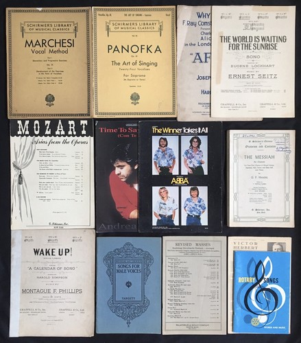 Vocal choral sheet music - vocal,