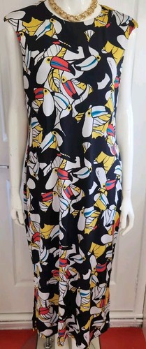 Issa toucan print midi dress - print,