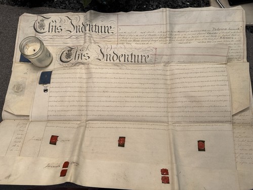 1836 huge welsh vellum - 1836,