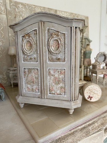 French armoire doll house - french,