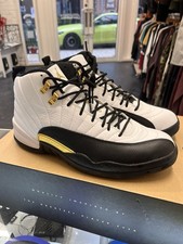 Jordan 12 retro taxi white