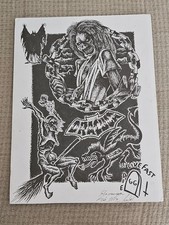 Guaranteed original "Tattoo Flash sheet" by Rafel Delande