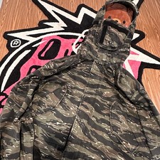 Supreme Hooded Facemask Parka (SS21) Tigerstripe Camo - Size Large 