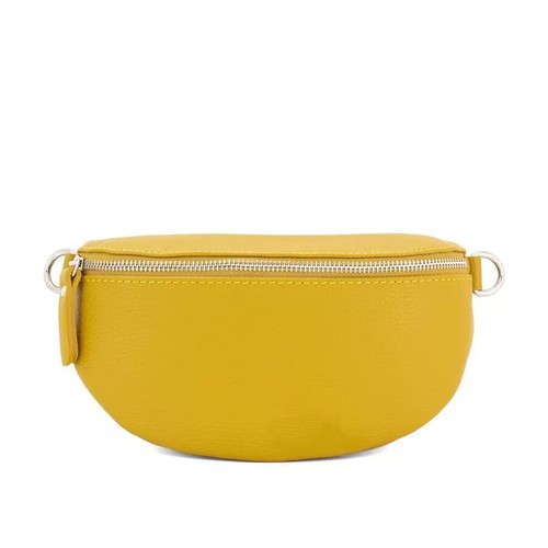 Italian real leather crossbody - real,