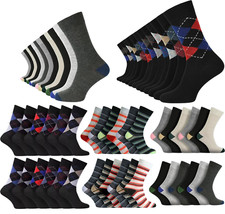 Mens Socks 6-12 Pairs Casual