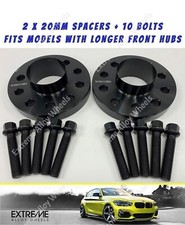 Black Wheel Spacers 20mm Fit