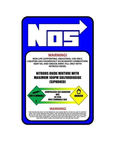 Nos nitrous oxide bottle - nos,