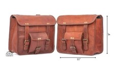 Bag Leather Motorcycle Saddle