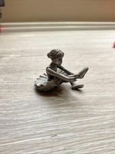 Vintage Pewter Ballerina