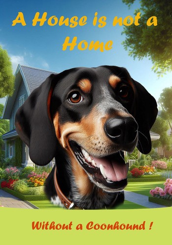 Black and tan coonhound - and, a