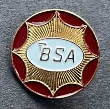 MOTORCYCLE Pin Badge BSA