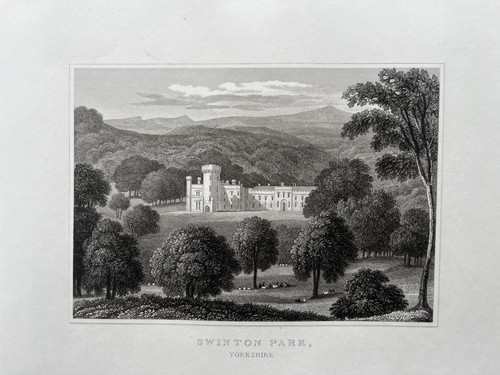 1830 antique print swinton - 1830,