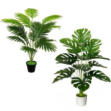 2Pcs Artificial Monstera /