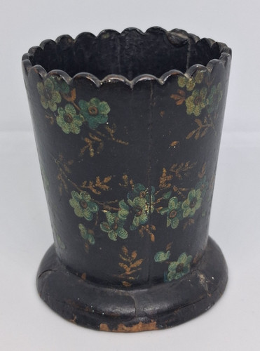 Antique lacquer papier mache - lacquer,
