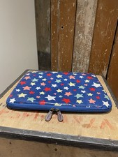 Cath Kidston Laptop Case Sleeve Multicoloured Stars 14" iPad Travel Case