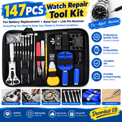 147pcs watch repair - 147pcs, kit