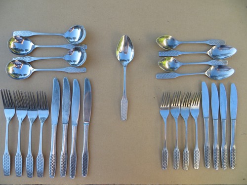 Stainless steel cutlery sets - stainless,