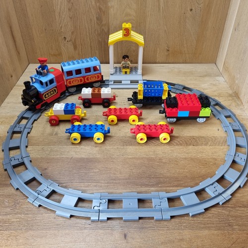 Duplo lego train set extras - train, &