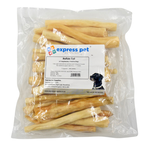 Natural buffalo tails - for, dogs