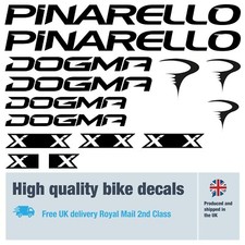 Pinarello new Dogma X bike labels / decals , 5+ years external quality (29 pack)
