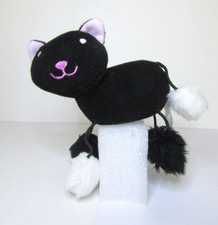 WASHED BLACK & WHITE CAT BOOTS