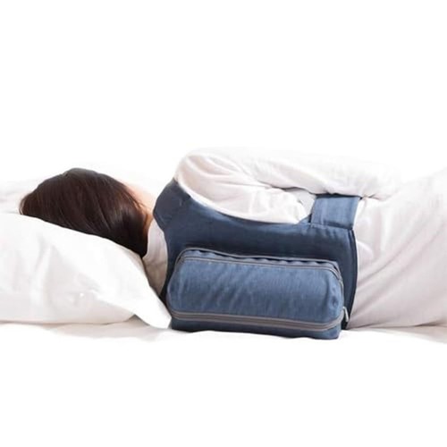 Side sleeping backpack - side,