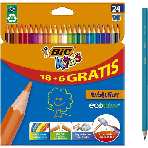 Bic colouring pencils - bic, x24