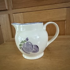 Poole Pottery Studio Design Dorset Fruits Plum Jug