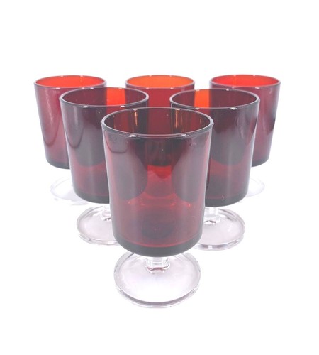 Vintage luminarc stem glasses - stem,