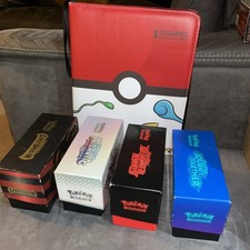 Mixed Bundle Job Lot Pokemon Trading Cards, Boxed And Folder all VGC Some Rare?