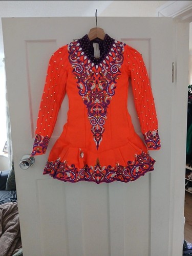 Orange and purple irish dance - irish,